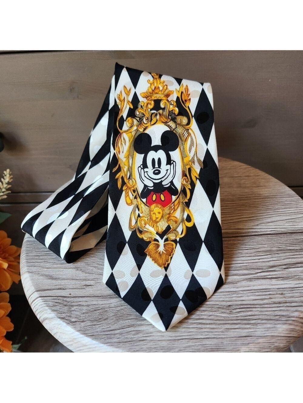 Mickey INC 100% SILK MICKEY MOUSE TIE